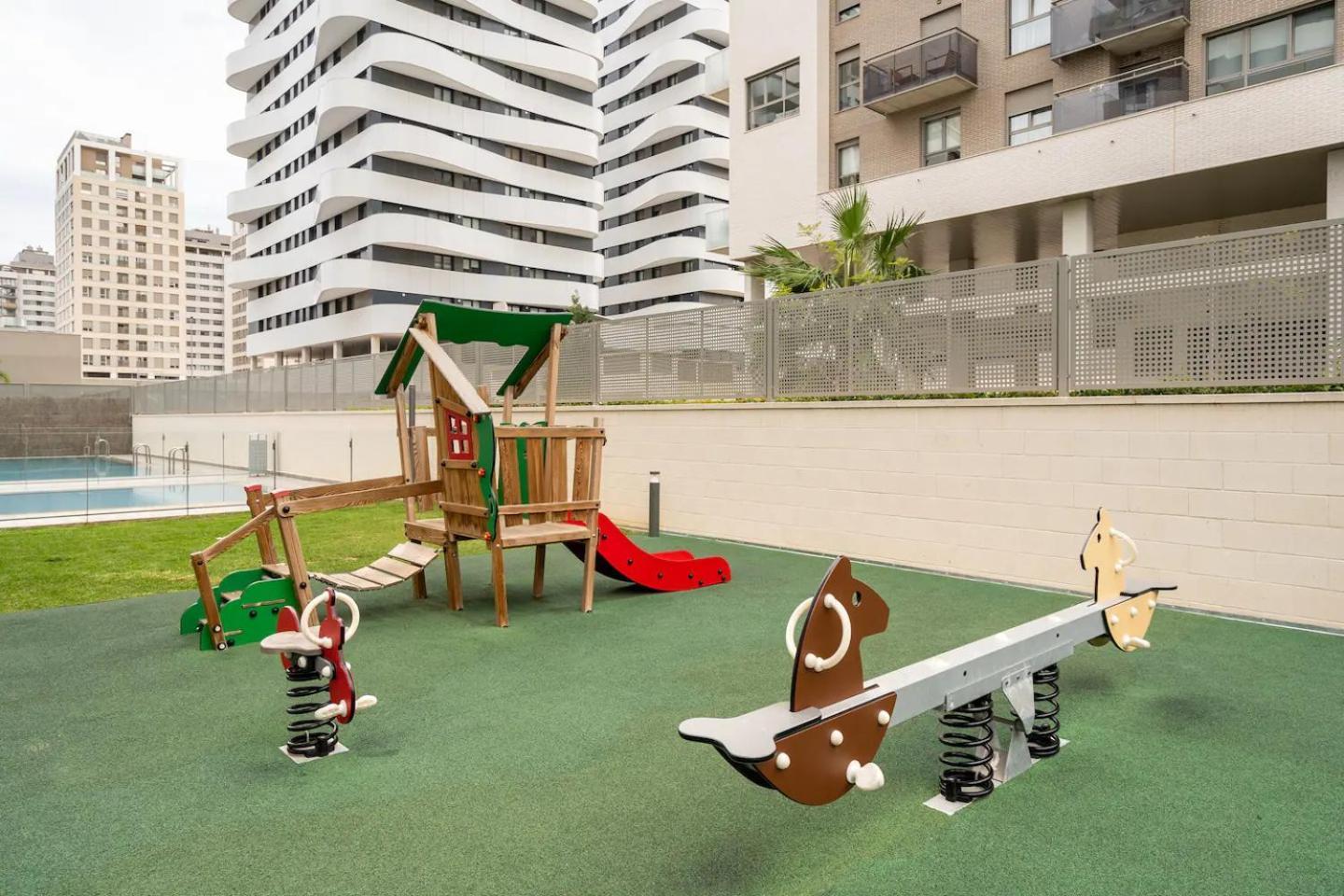 Werentvlc - Espectacular Duplex Terraza Y Piscina Lägenhet Valencia Exteriör bild